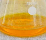 Following image; filter paper that no gold water was cleaned by distilled water completely.