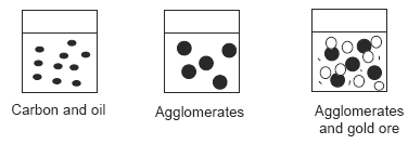 Formation of coal-oil agglomerates