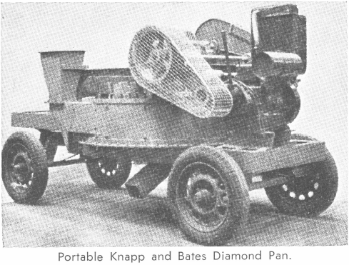 Portable Knapp and Bates Diamond Pan