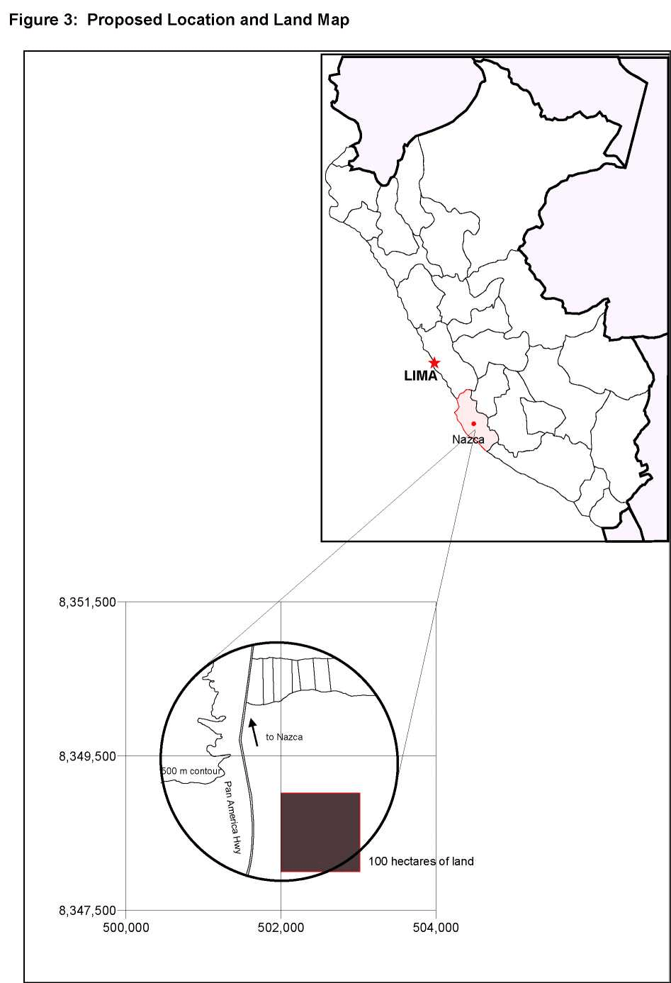 Proposed Location and Land Map