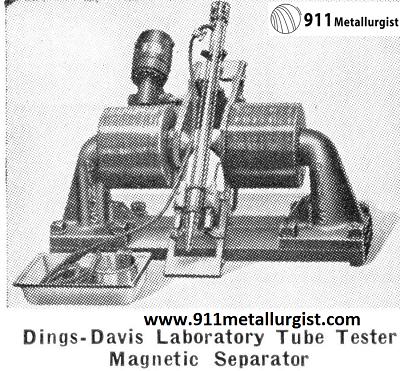 Dings Davis Laboratory Tube Tester Magnetic Separator