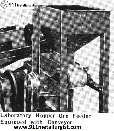 Laboratory Hopper Ore Feeder