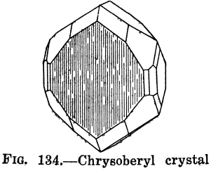 Chrysoberyl crystal