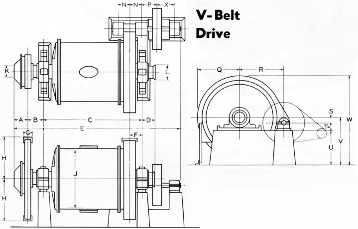 ball-mill-v-belt-drive