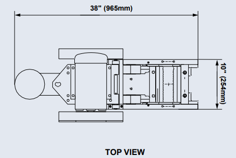 jaw crusher dimensions top view
