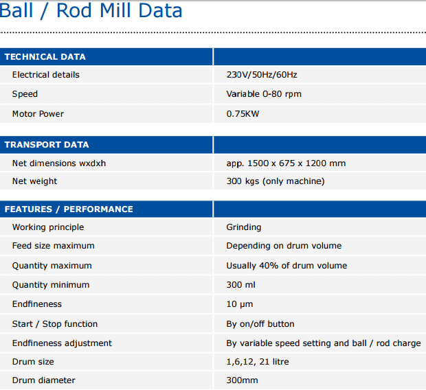 laboratory_ball_mill_specifications
