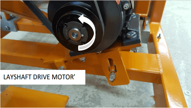 multi gravity separator layshaft-drive-motor