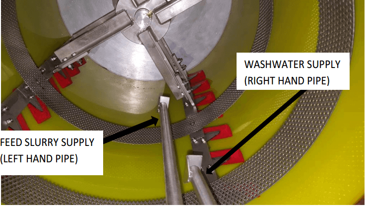 multi gravity separator wash-water-supply