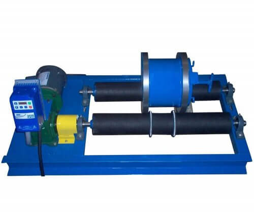 regrind laboratory ball mill on rollers