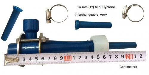 25 mm 1 inch laboratory hydrocyclone
