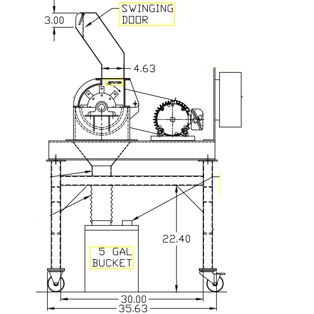 hammer mill design for laboratory machine