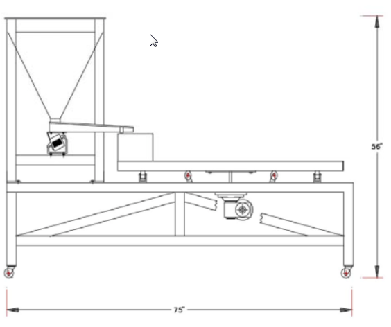 rotary sample splitter drawing
