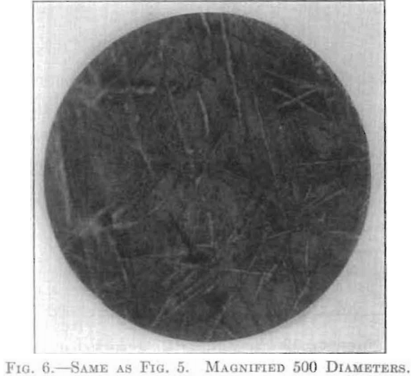 manganese steel heated to 1100 c magnified 500 diameters