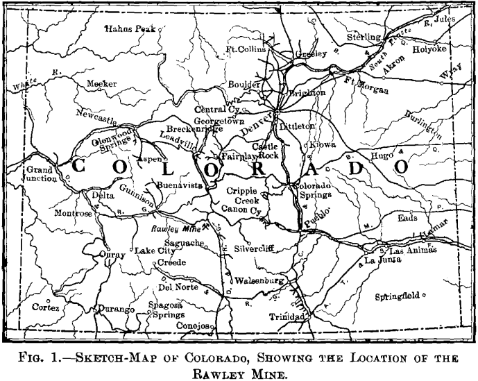 sketch map of colorado