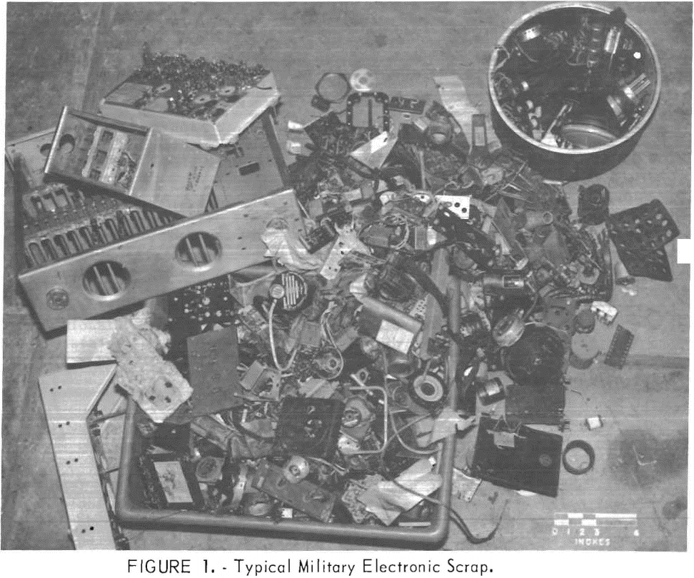 typical military electronic scrap