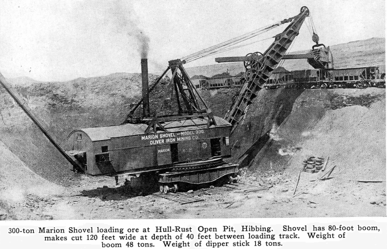 antique-mining-equipment-shovel-loading-ore