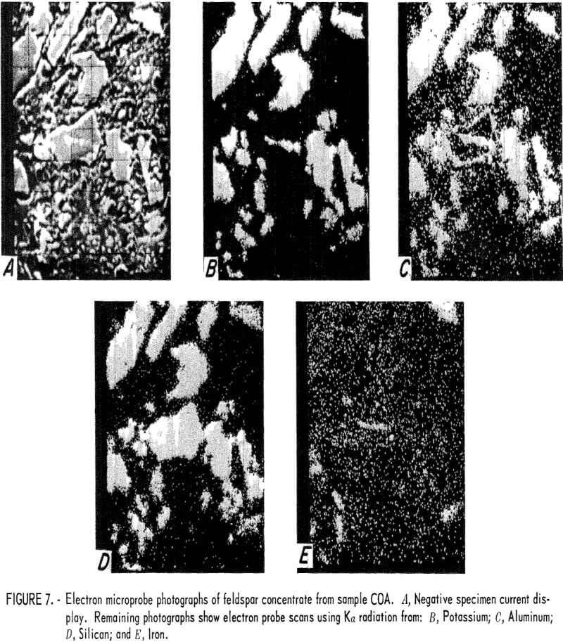 electron microprobe photographs