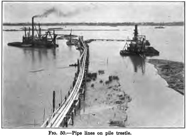 gold-dredge-pipe-lines