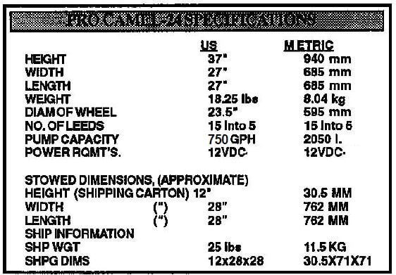 pro-camel-24-specification