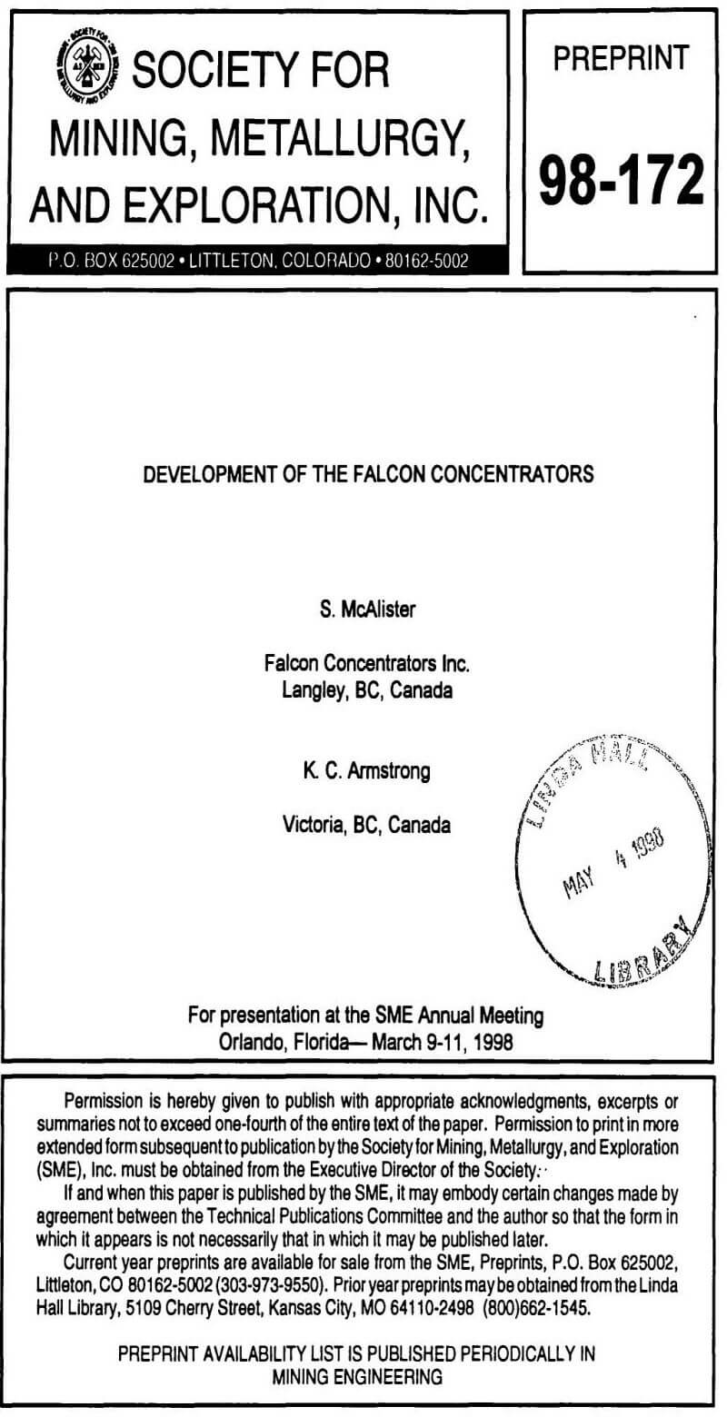 development of the falcon concentrator