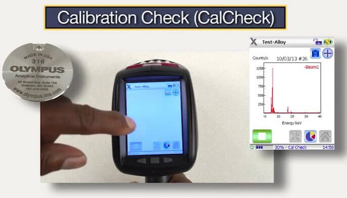 xrf gun calibration check