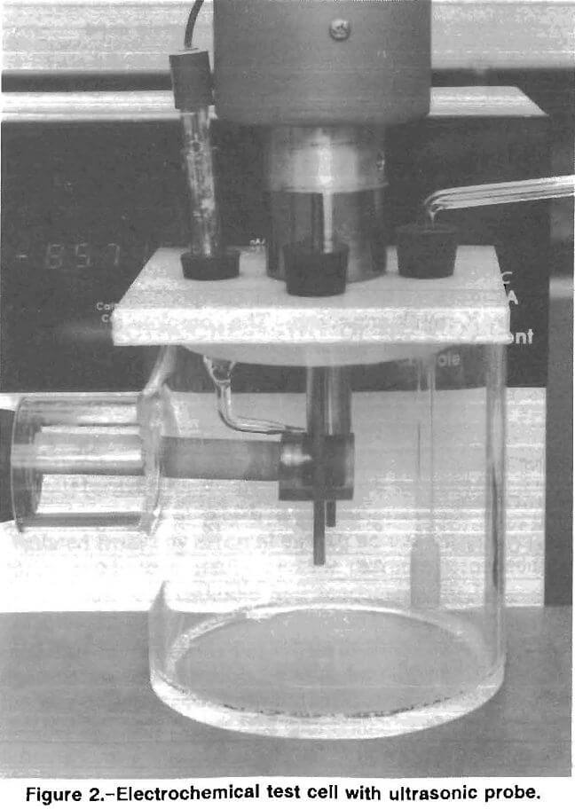 grinding media electrochemical test cell