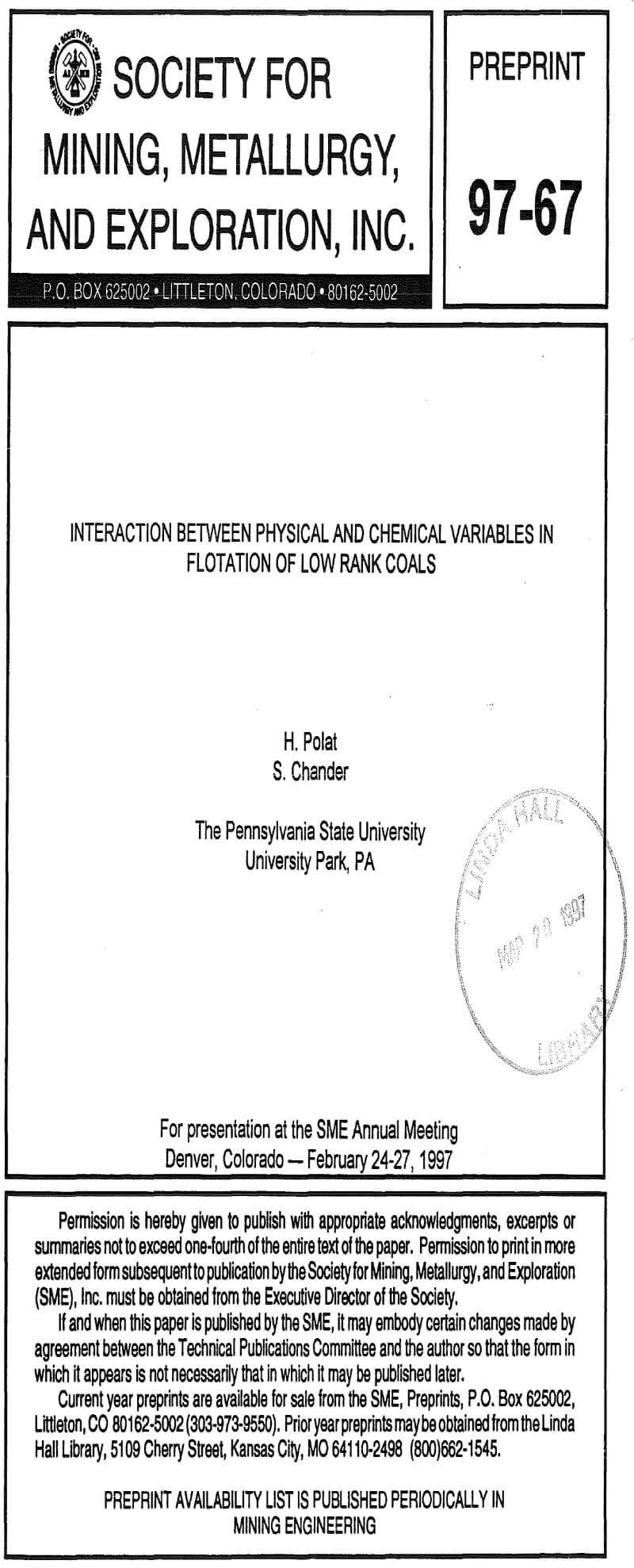 interaction between physical and chemical variables in flotation of low rank coals