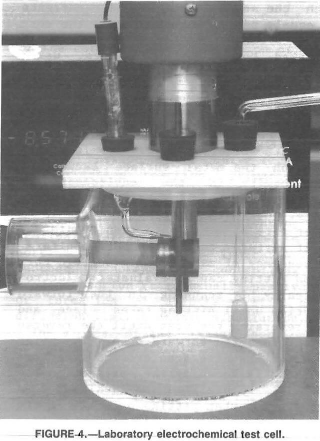 grinding laboratory electrochemical test cell