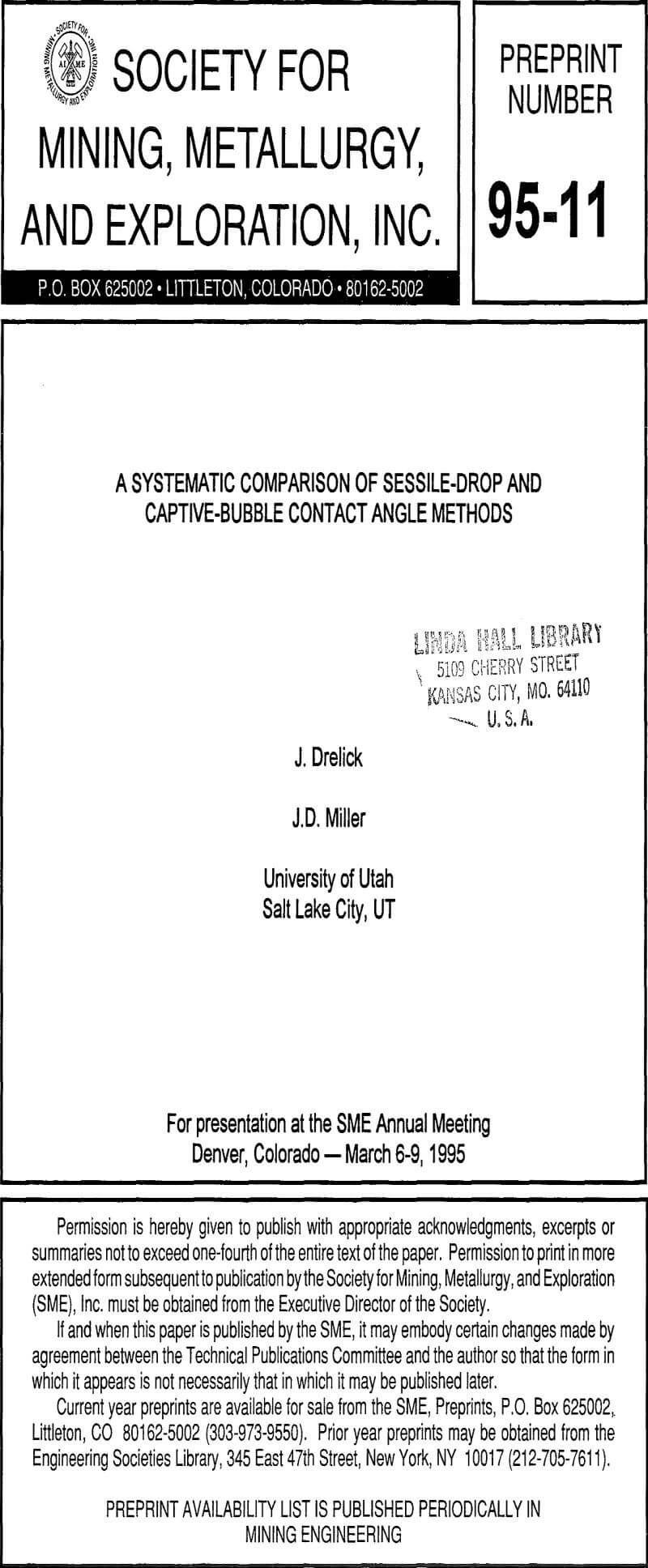 a systematic comparison of sessile-drop and captive-bubble contact angle methods