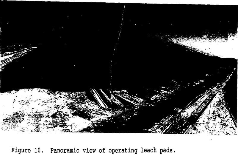 geotechnical panormic view leach pads
