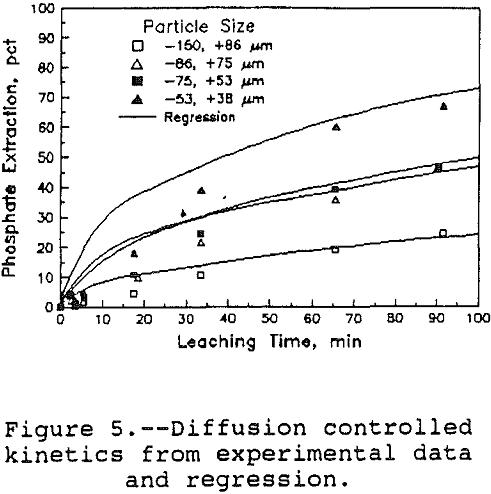 leaching-of-apatite diffusion controlled kinetics