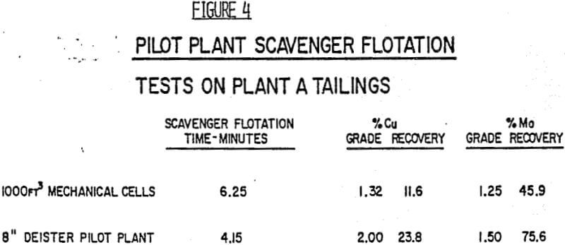 column flotation cell pilot plant