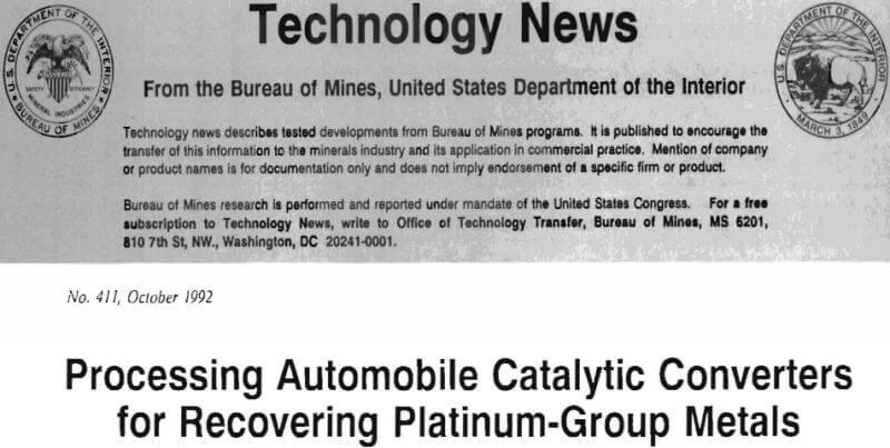 processing automobile catalytic converters for recovering platinum-group metals