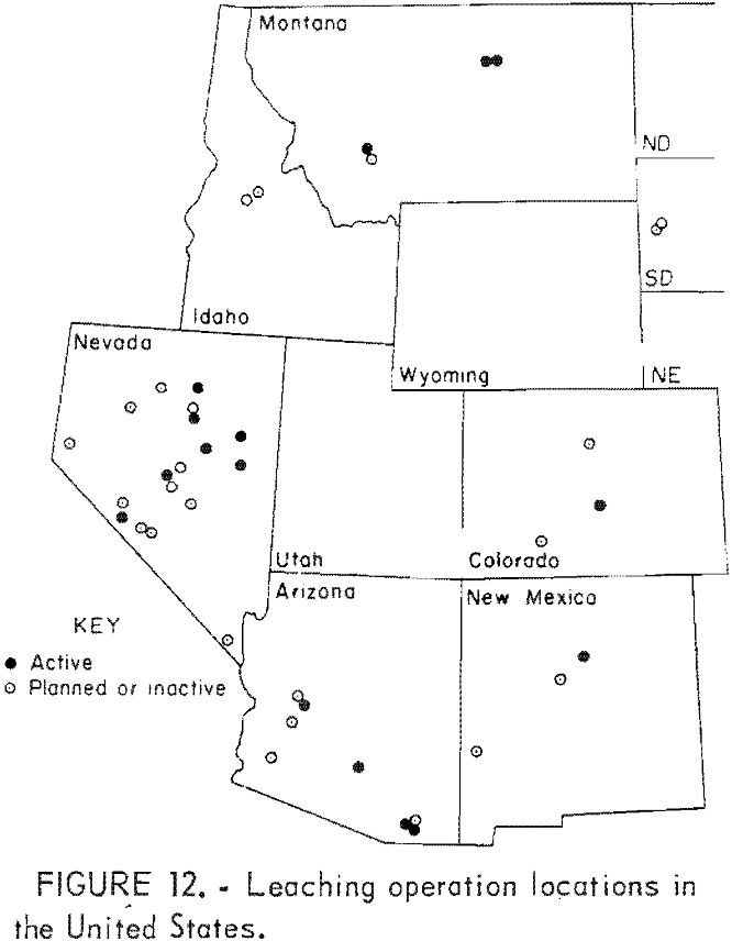 gold and silver leaching operation location