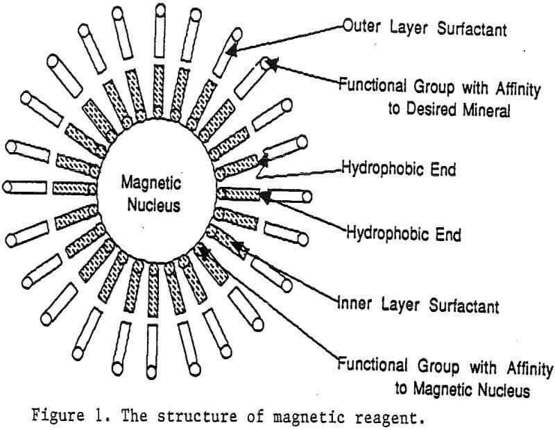 magnetic reagent structure