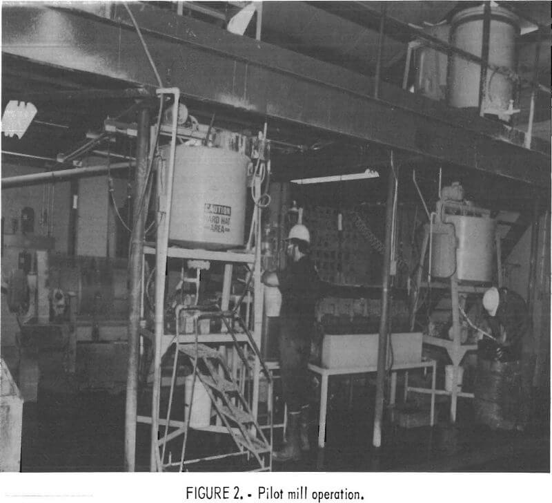 flotation pilot mill operation