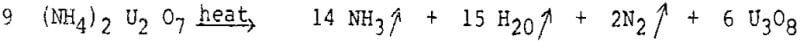 ammonium-diuranate-equation