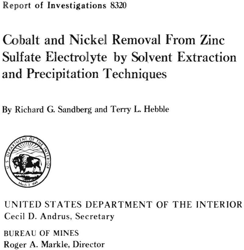 cobalt and nickel removal from zinc sulfate electrolyte by solvent extraction and precipitation techniques