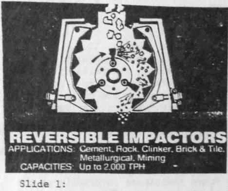 crusher reversible impactor