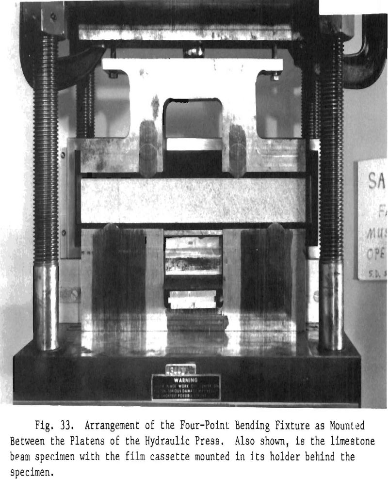 rock-specimen hydraulic press