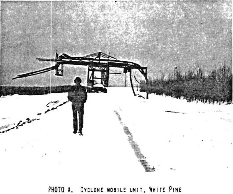 mill tailings cyclone mobile unit