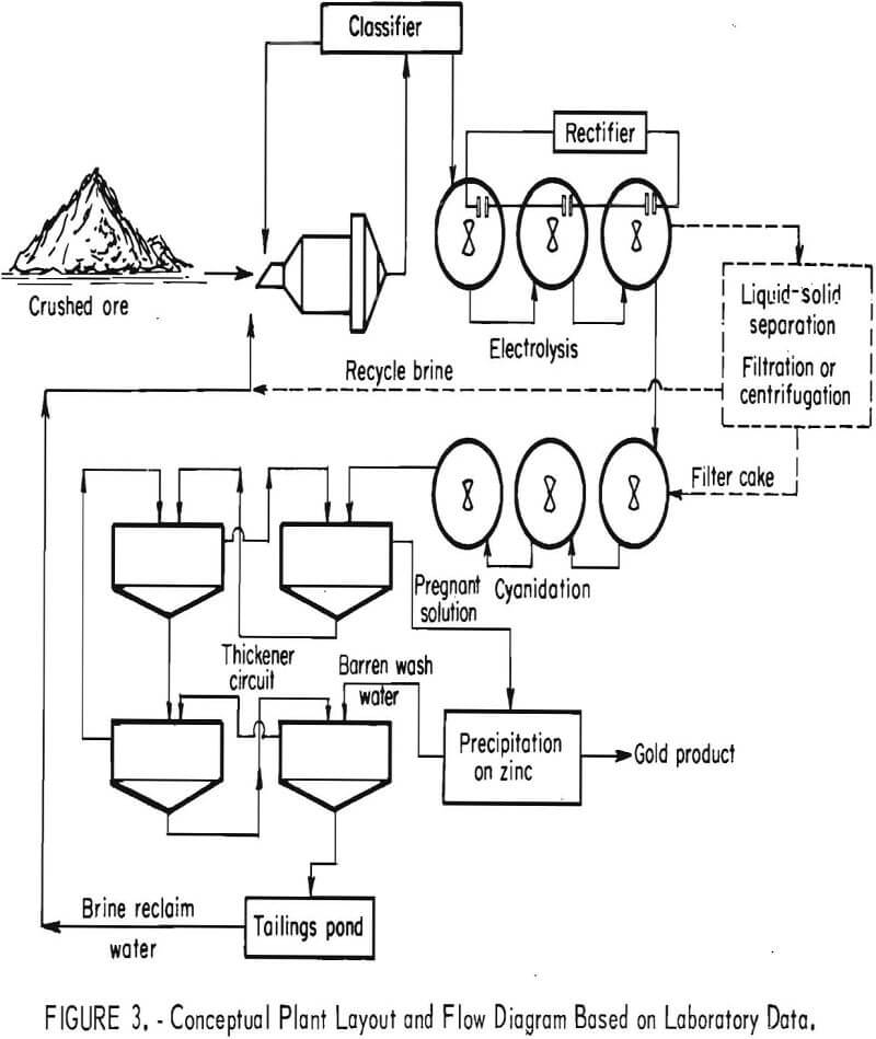 extraction-of-gold conceptual plant layout