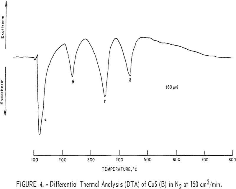 roasting copper sulfide differential thermal analysis