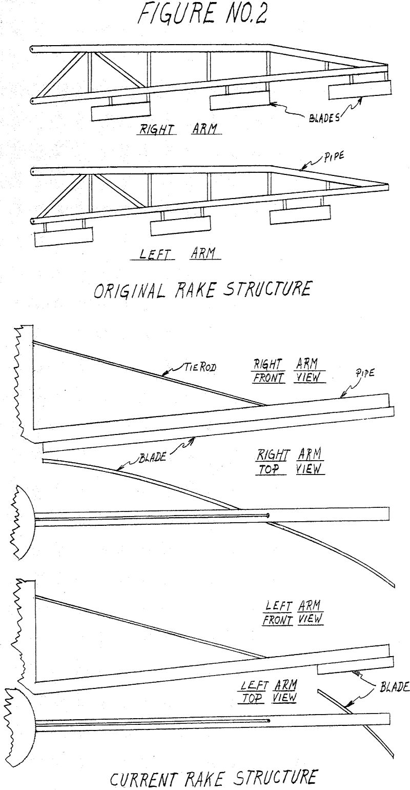 low alkali process current rake structure