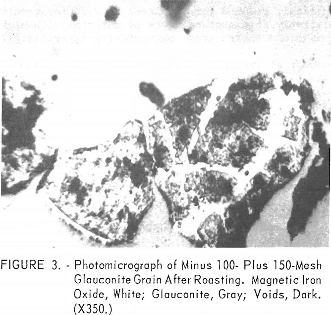 limonite-siderite iron ores photomicrograph-2