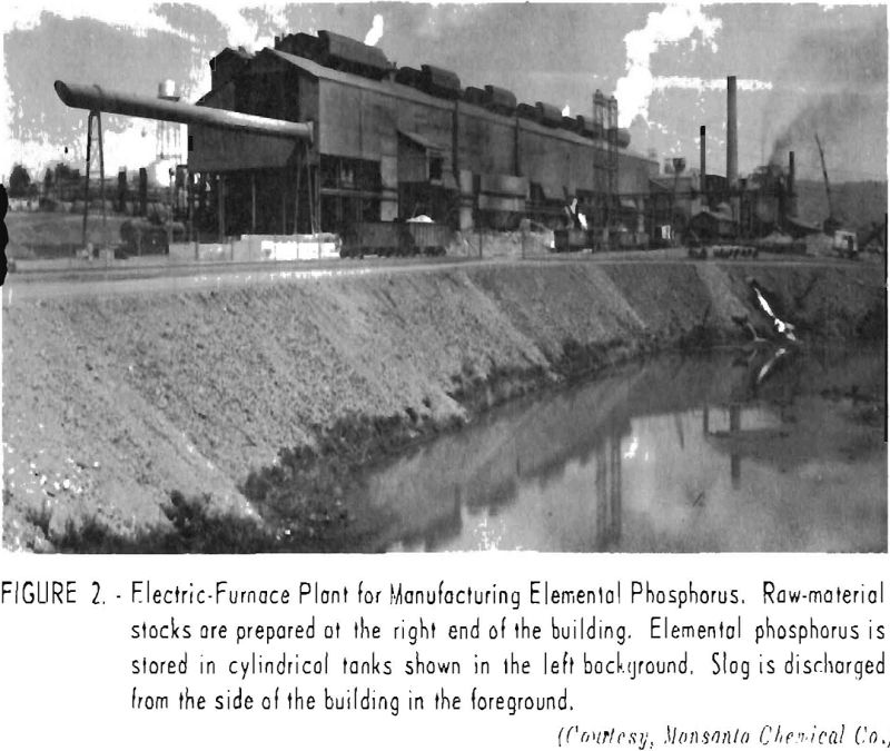 phosphate rock electric-furnace plant