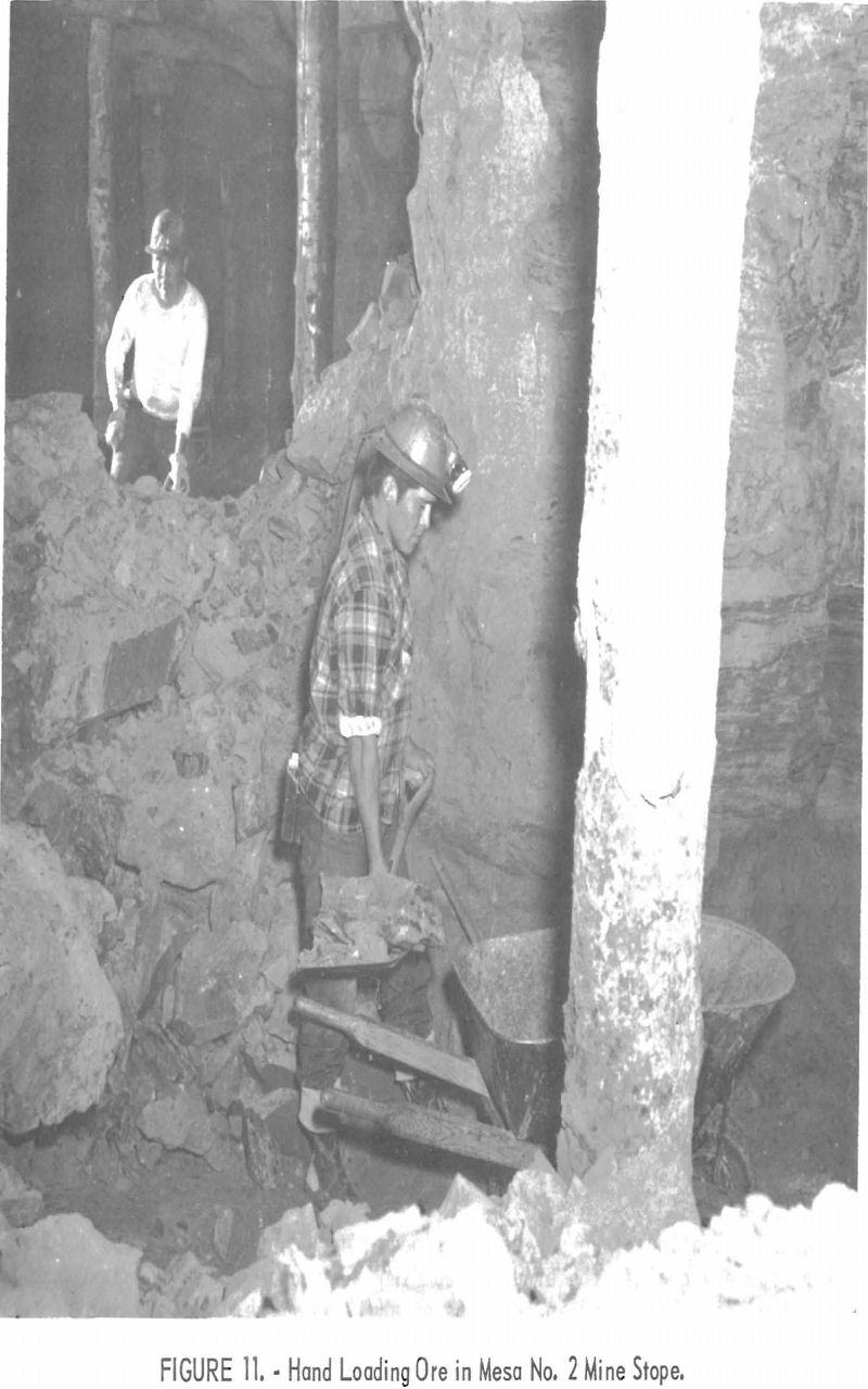 uranium mining hand loading ore