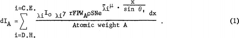 fluorescent-x-ray-equation