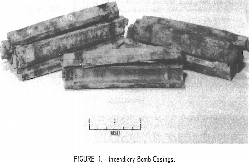 incendiary alloy bomb casings