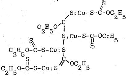 metal-ethyl-xanthates structural-formula